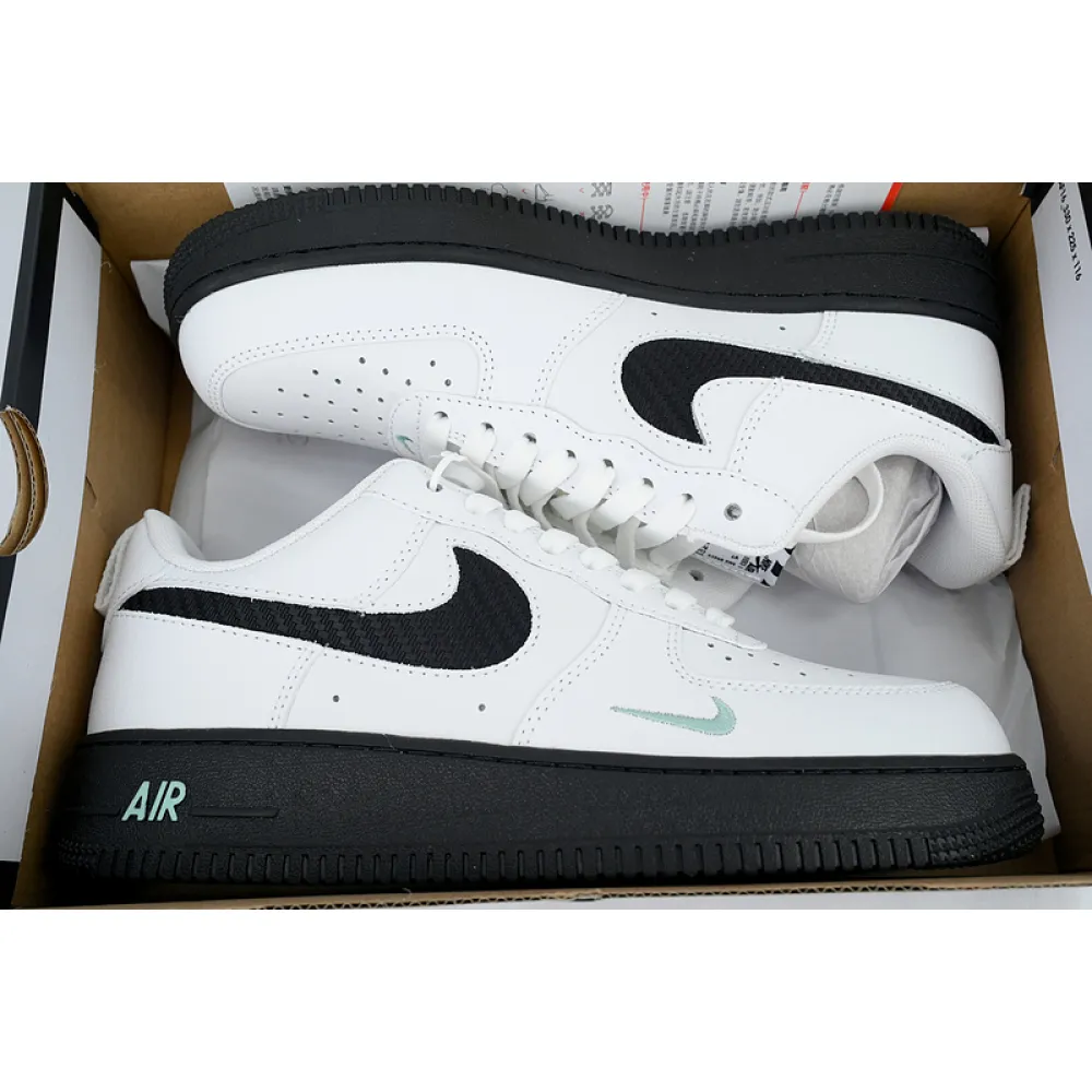 Nike Air Force 1 '07 'White Black Teal'