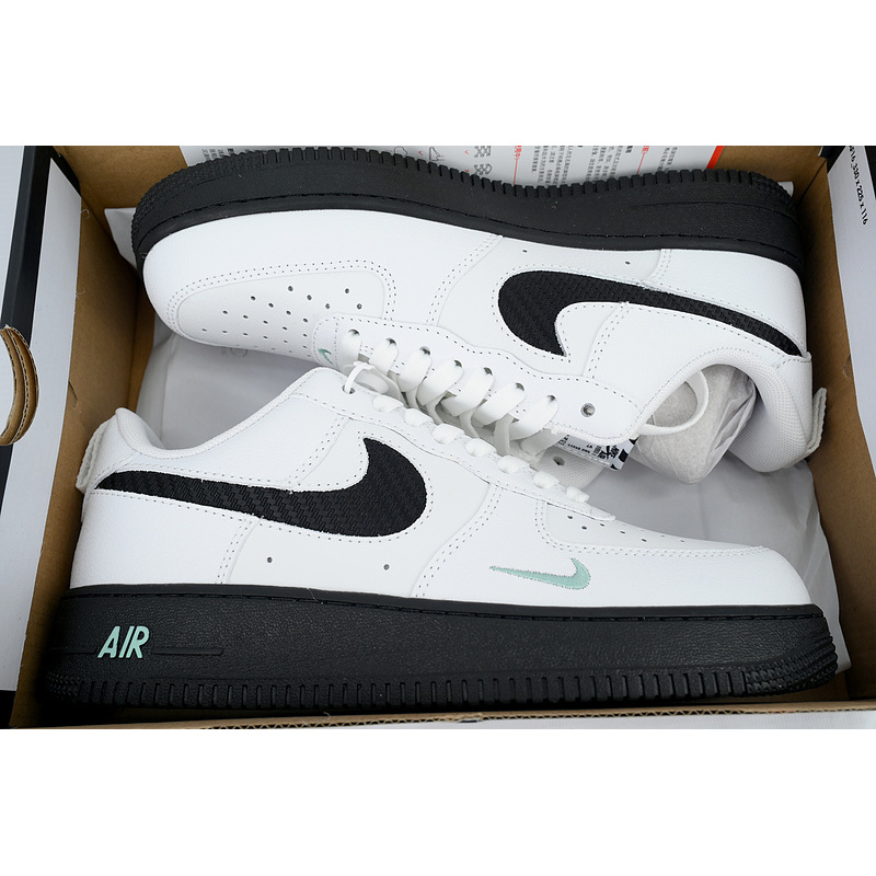 Nike Air Force 1 '07 'White Black Teal'
