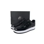 Wmns Air Force 1 07 SE Premium 'Black Silver'
