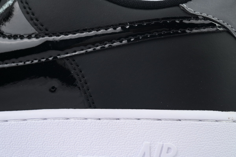 Wmns Air Force 1 07 SE Premium 'Black Silver'