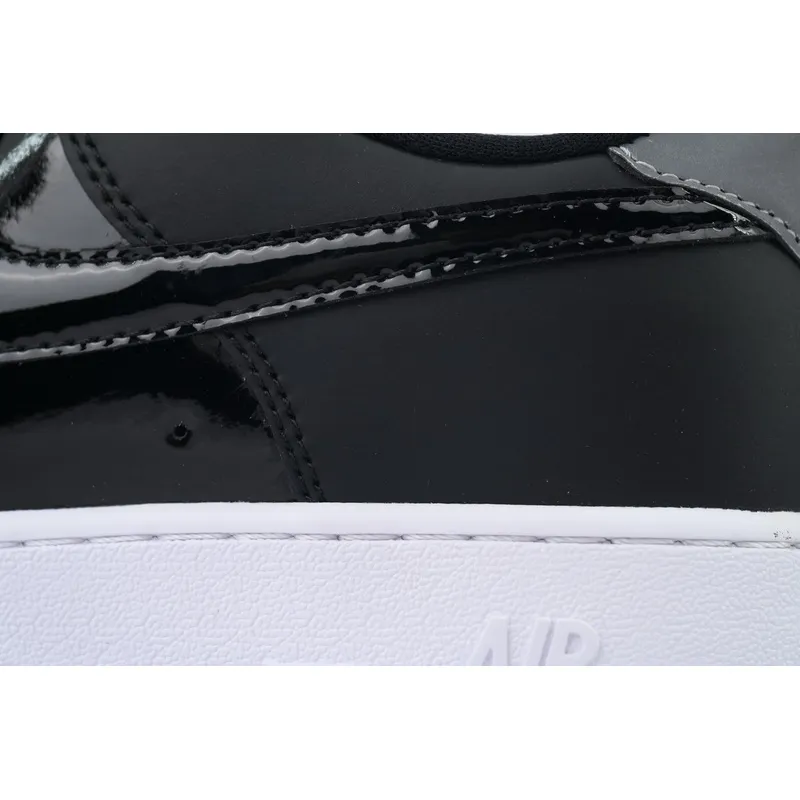 Wmns Air Force 1 07 SE Premium 'Black Silver'