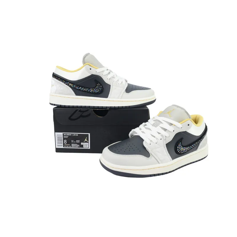XH Air Jordan 1 Low SE 'Beaded Swoosh'