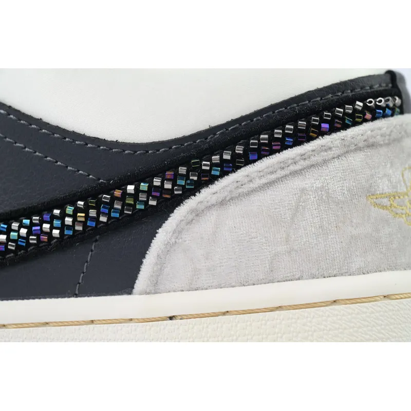 XH Air Jordan 1 Low SE 'Beaded Swoosh'