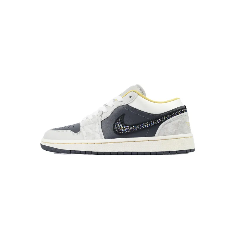 XH Air Jordan 1 Low SE 'Beaded Swoosh'