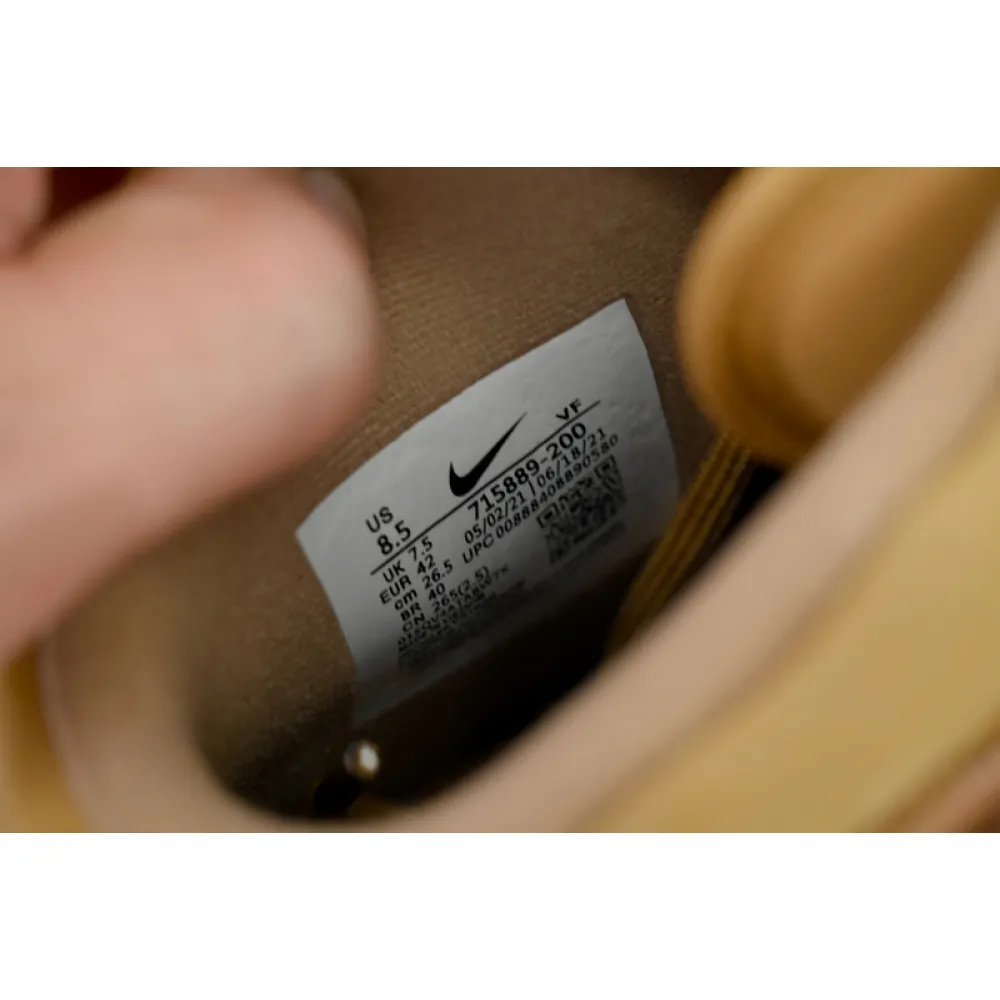 KJ Nike Air Force 1 Mid '07 PRM QS 'Flax'