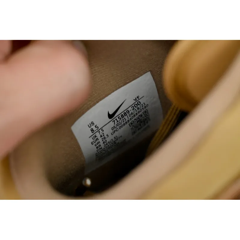 KJ Nike Air Force 1 Mid '07 PRM QS 'Flax'