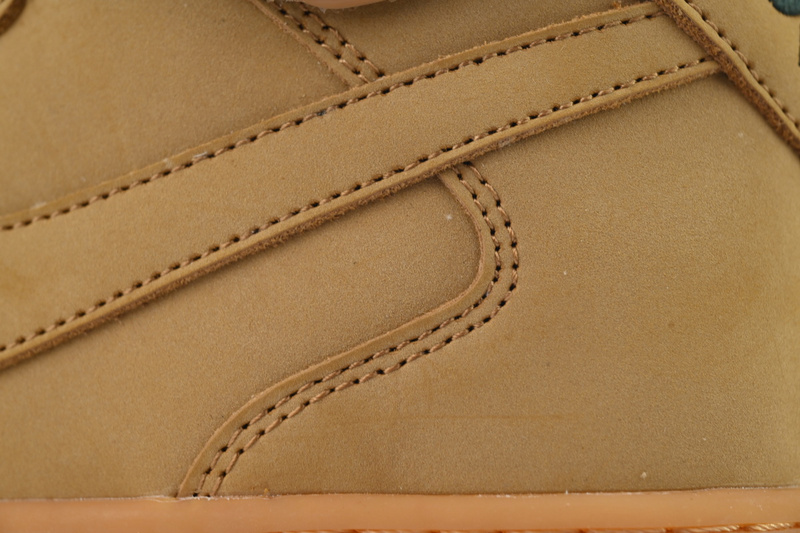 KJ Nike Air Force 1 Mid '07 PRM QS 'Flax'