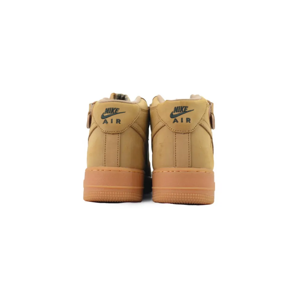 KJ Nike Air Force 1 Mid '07 PRM QS 'Flax'