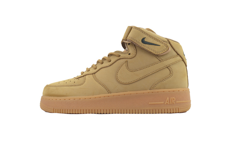 KJ Nike Air Force 1 Mid '07 PRM QS 'Flax'