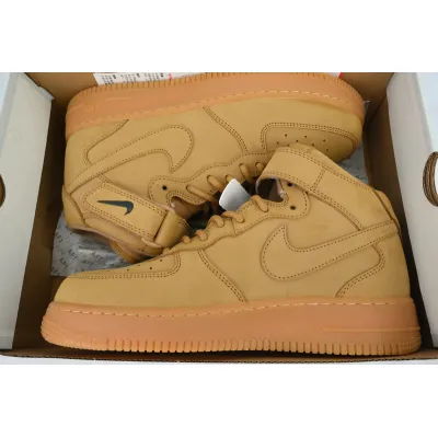 KJ Nike Air Force 1 Mid '07 PRM QS 'Flax' 02