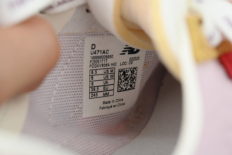 New Balance 471 Yellow Pink