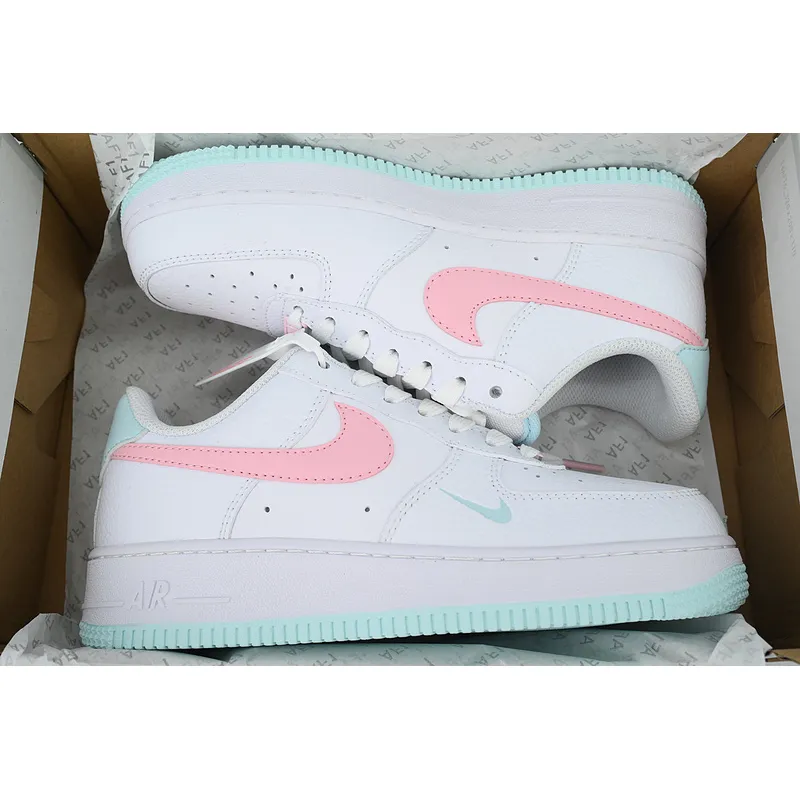 Nike Air Force 1 '07 'White Pink Foam Glacier Blue'