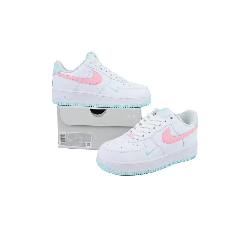 Nike Air Force 1 '07 'White Pink Foam Glacier Blue'