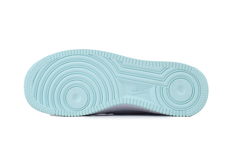 Nike Air Force 1 '07 'White Pink Foam Glacier Blue'