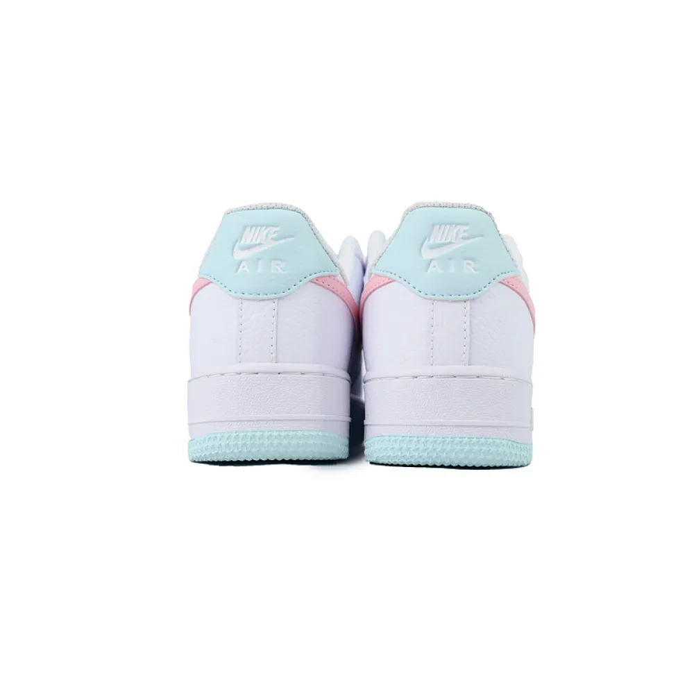 Nike Air Force 1 '07 'White Pink Foam Glacier Blue'