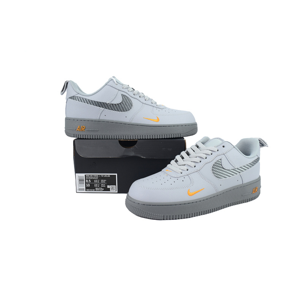 Nike Air Force 1 '07 'Wolf Grey Kumquat'