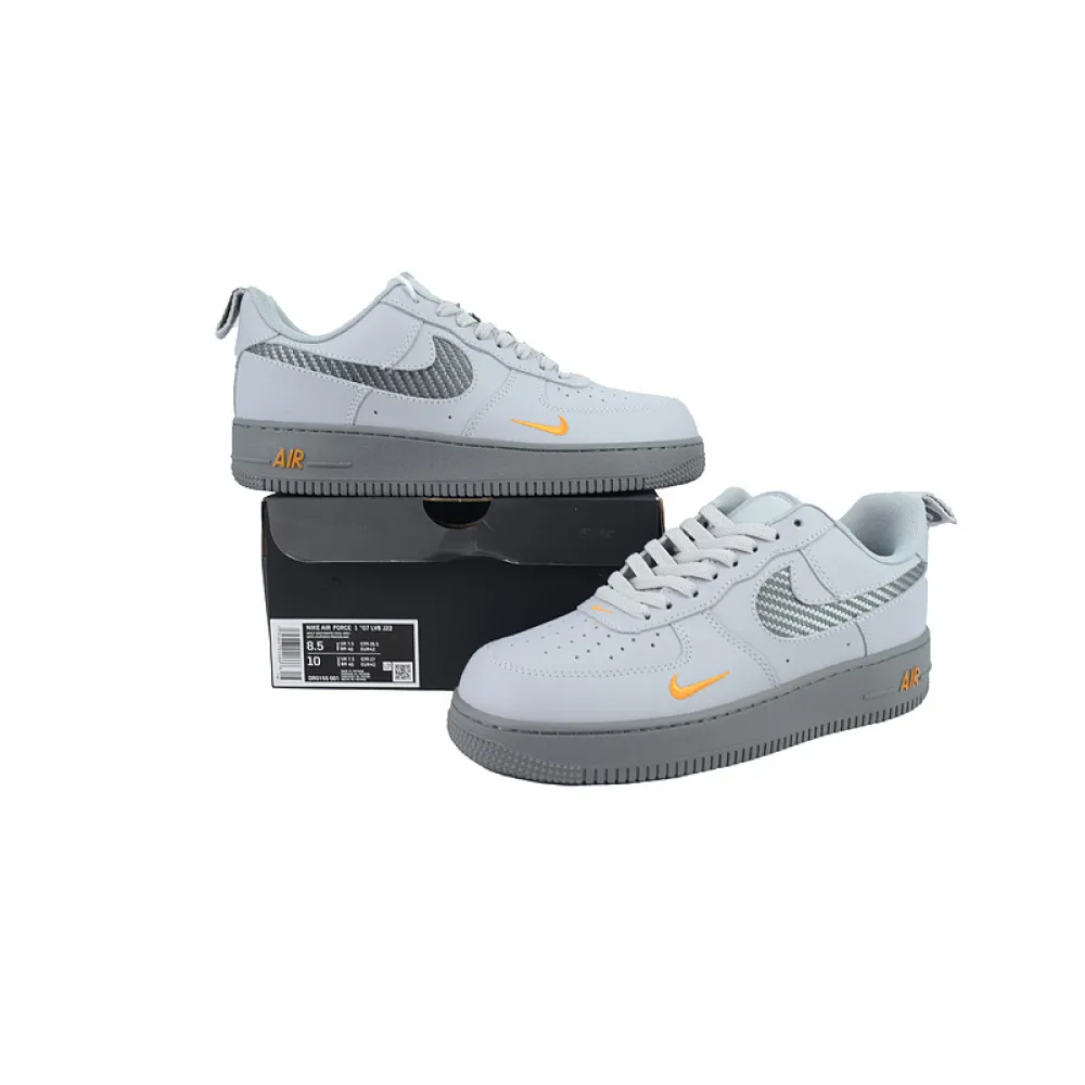Nike Air Force 1 '07 'Wolf Grey Kumquat'