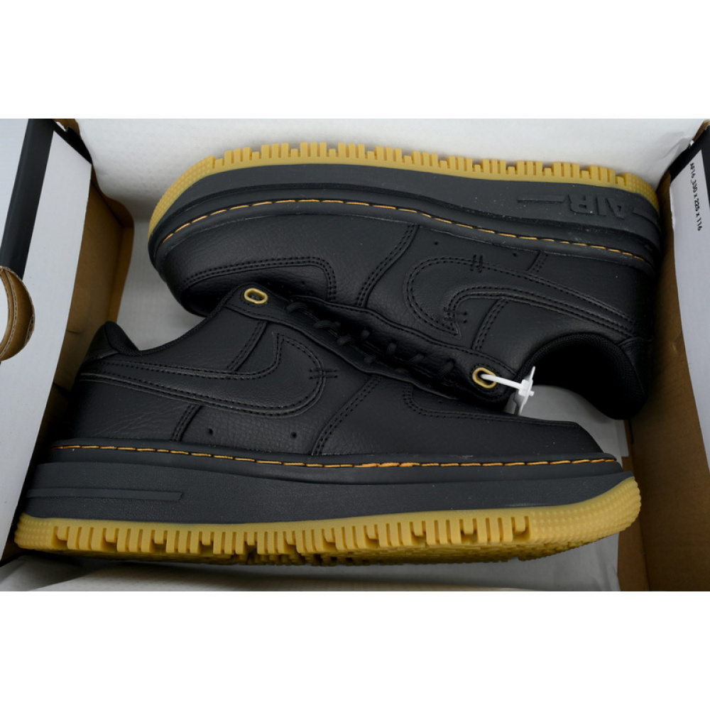 Nike Air Force 1 Luxe 'Black Gum'