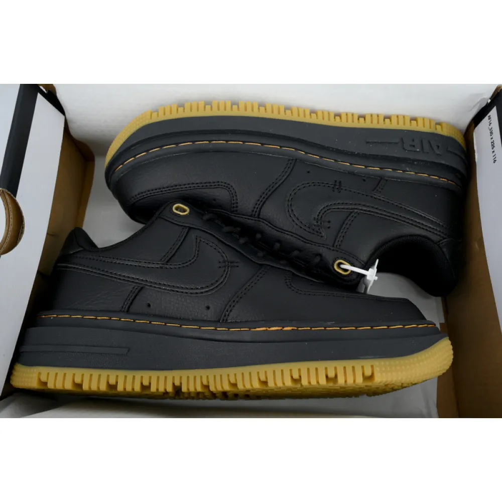 Nike Air Force 1 Luxe 'Black Gum'