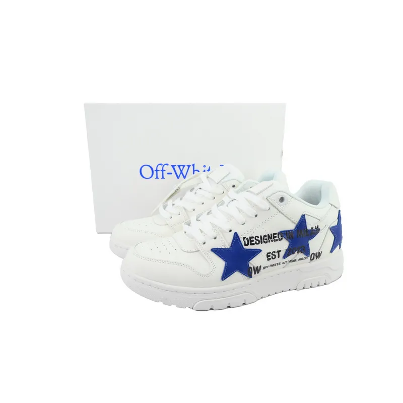 OFF-WHITE Out Of White White and Blue Five Stars