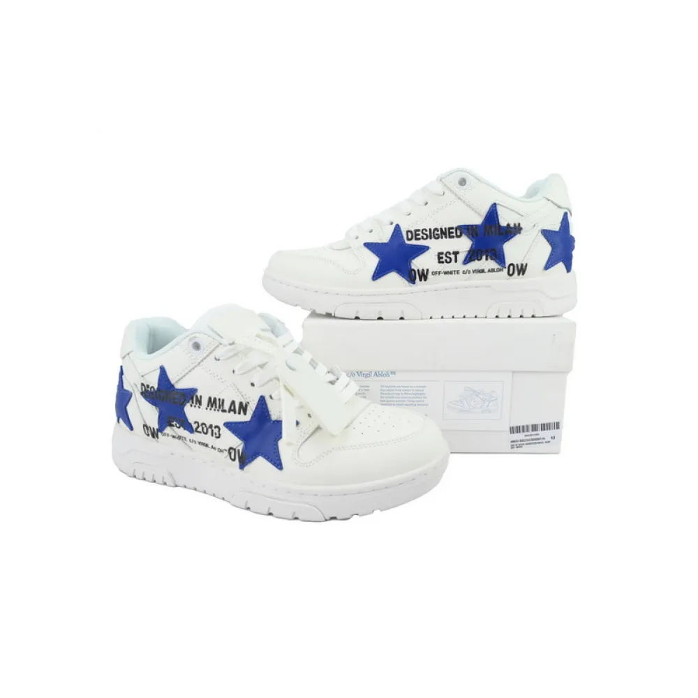 OFF-WHITE Out Of White White and Blue Five Stars