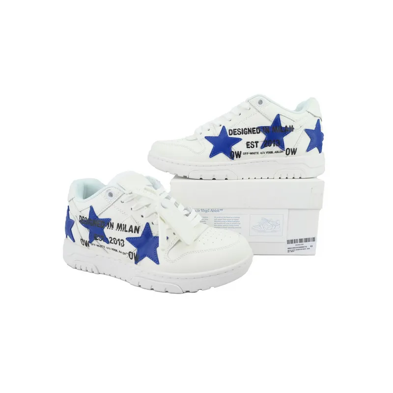 OFF-WHITE Out Of White White and Blue Five Stars
