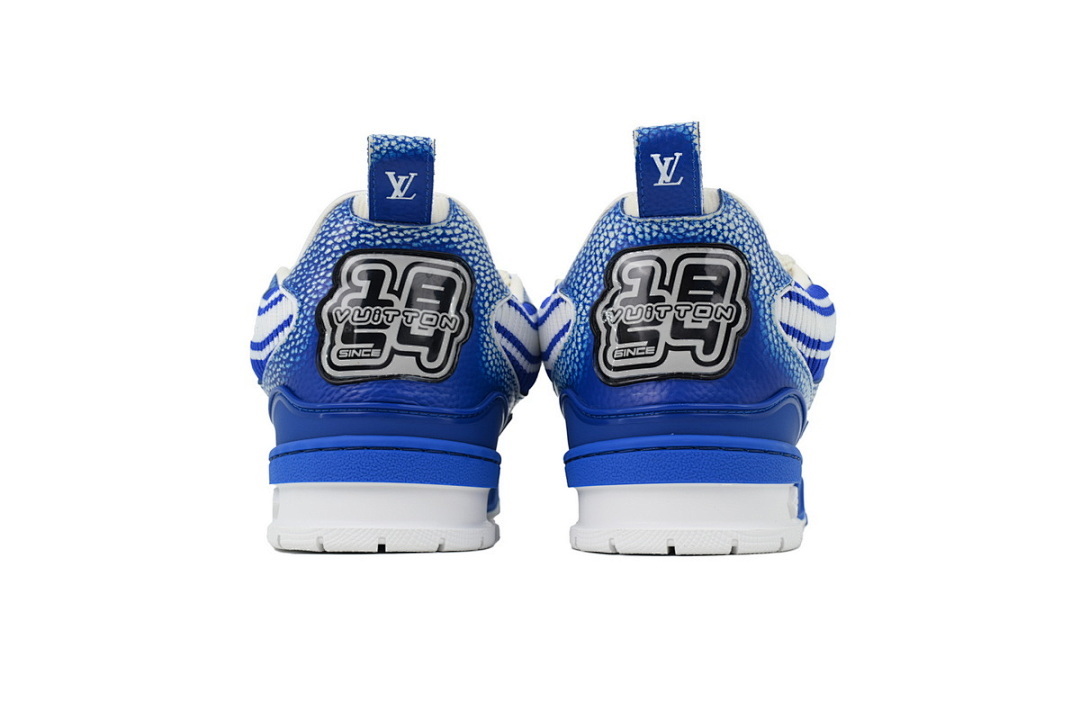 LOUIS VUITTON New Blue Woolen Fabric