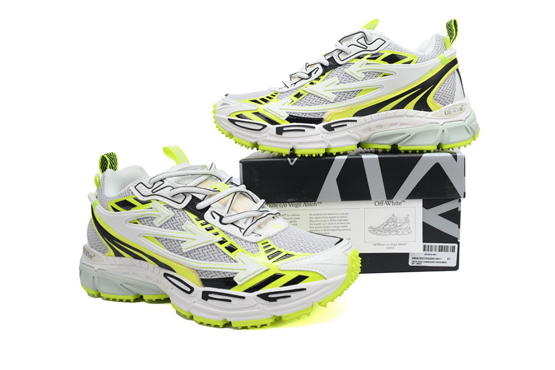 OMIA295F24 FAB00 10011 FF-WHITE Fluorescent Green
