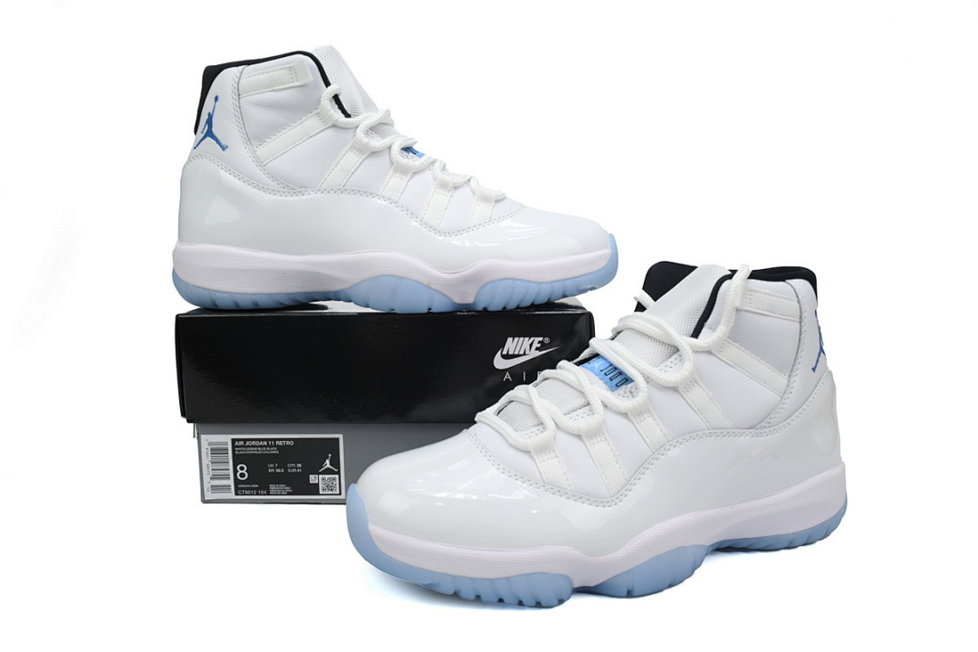 CT8012-104 Air Jordan 11 Retro 'Columbia / Legend Blue'