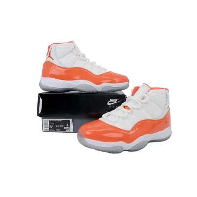 DJ CT8012-002 Air Jordan 11 Retro White Orange 02