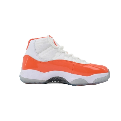 DJ Air Jordan 11 Retro White Orange 02