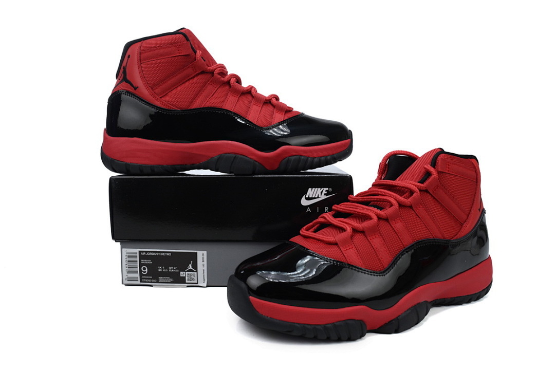 DJ CT8012-600 Air Jordan 11 Retro "Black Red”