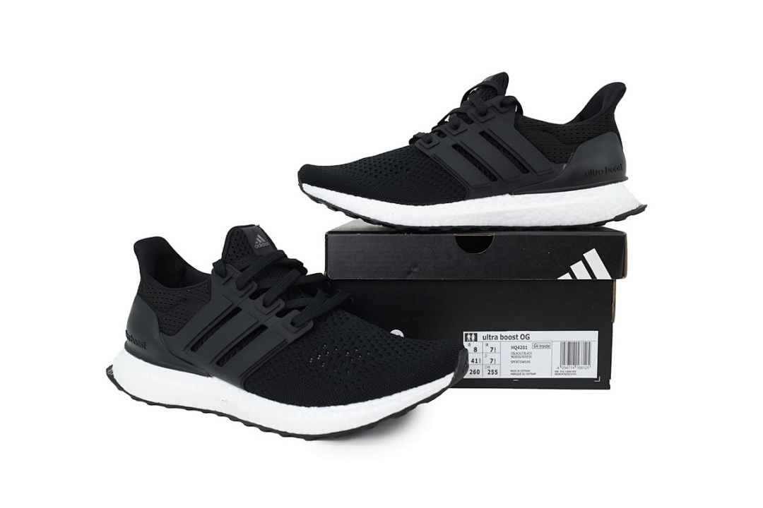  HQ4201 Adidas UltraBoost 1.0 'Double Black'