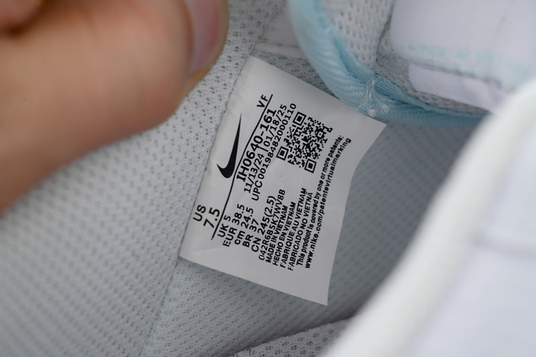 Nike Air Force 1 '07 'White Pink Foam Glacier Blue'