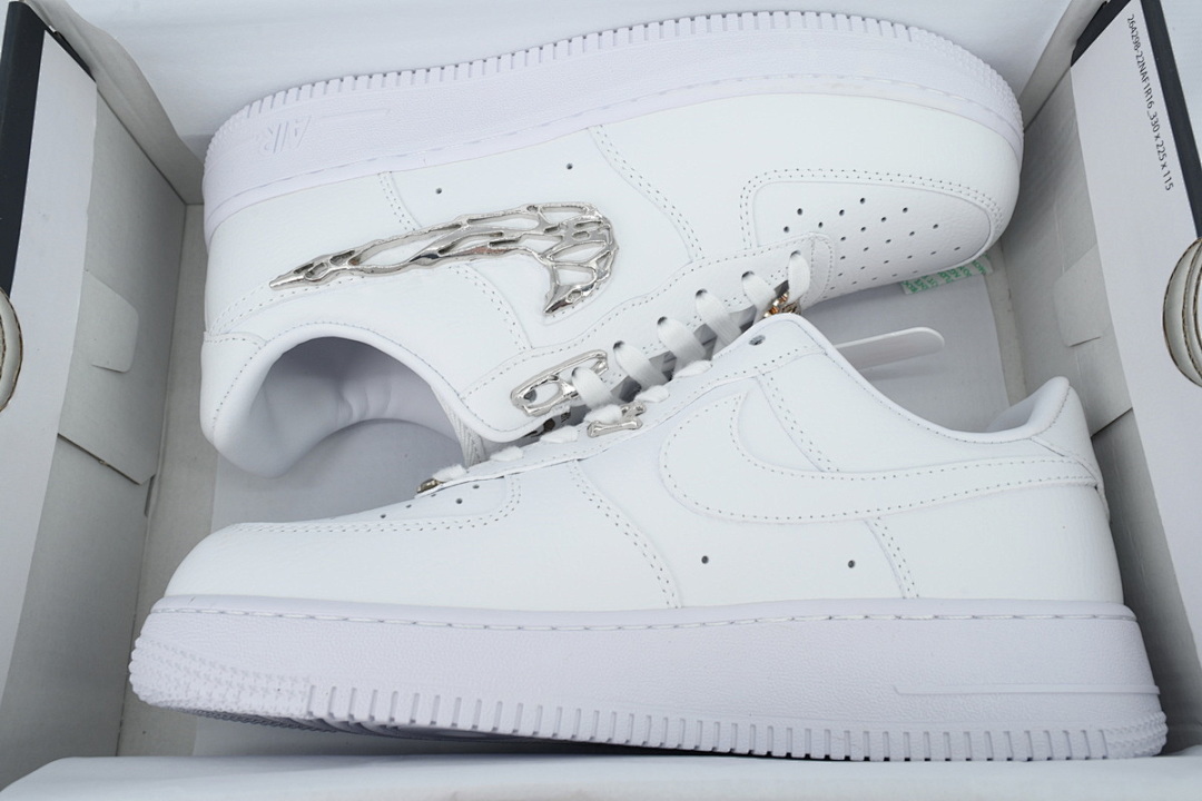 Air Force 1 '07 Premium 'Molten Metal Swoosh Pack - Chrome'