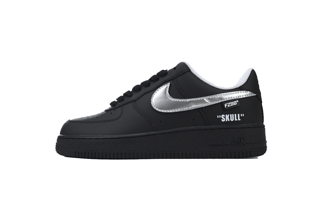 Nike Air Force 1 Low Black Silver