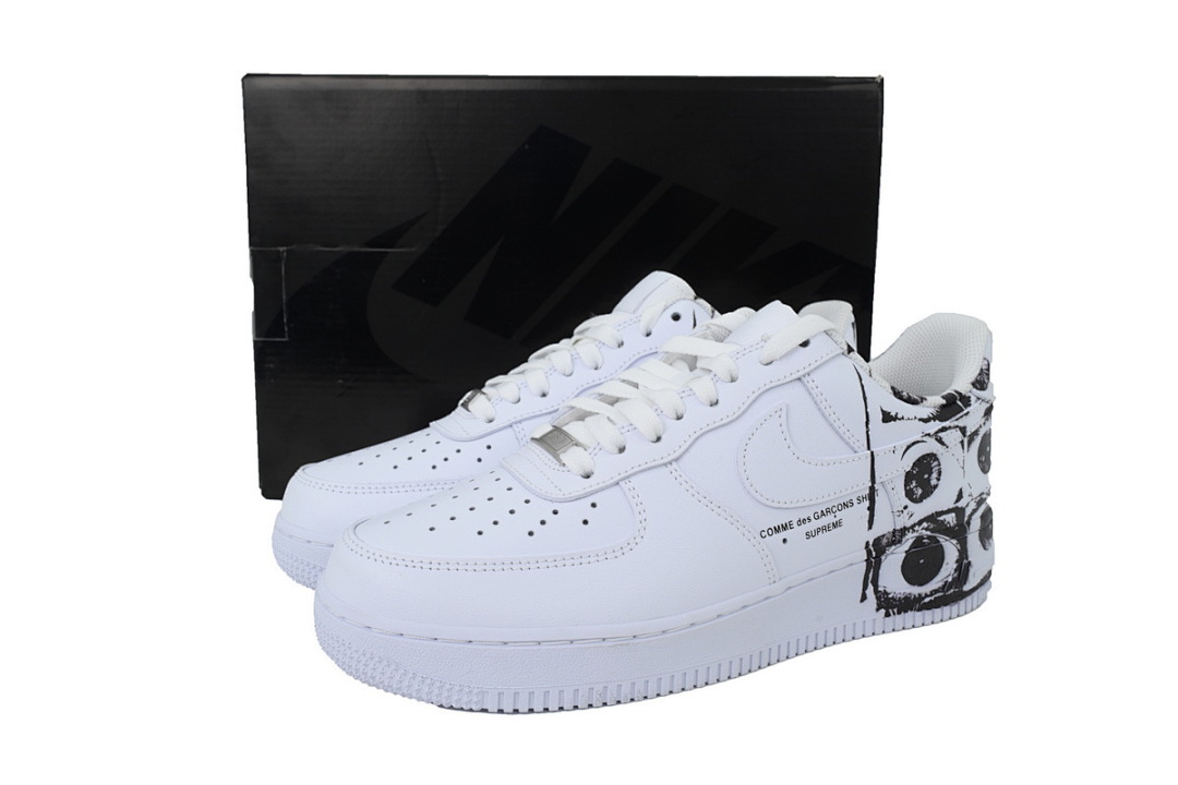 Supreme x Comme des Garçons SHIRT x Nike Air Force 1 Low 'Eyes'