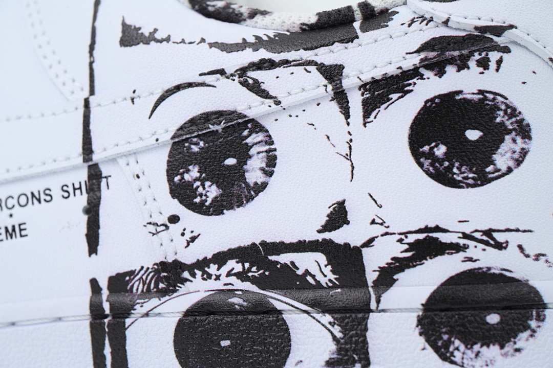 Supreme x Comme des Garçons SHIRT x Nike Air Force 1 Low 'Eyes'