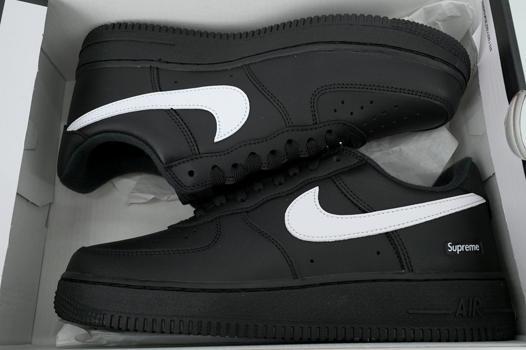 Nike Supreme x Air Force 1 Low 'Box Logo - Black White'