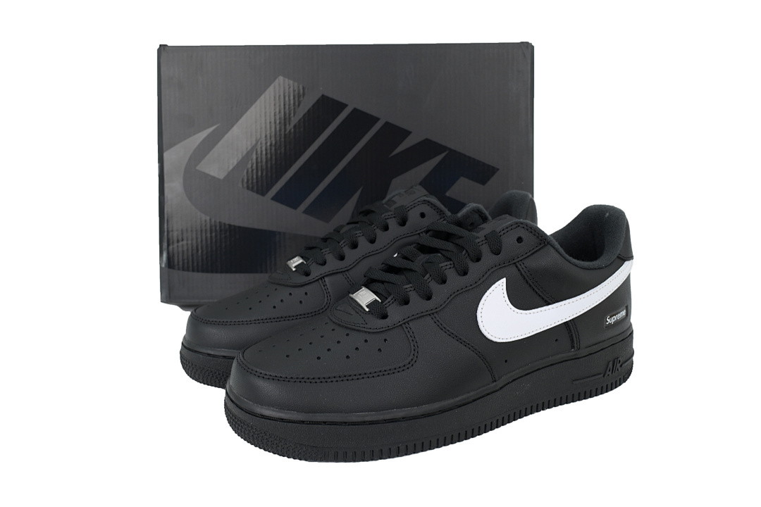 Nike Supreme x Air Force 1 Low 'Box Logo - Black White'