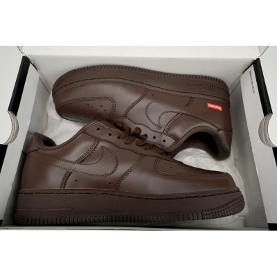 CU9225-200 Supreme x Nike Air Force 1 Low "Baroque Brown" 02