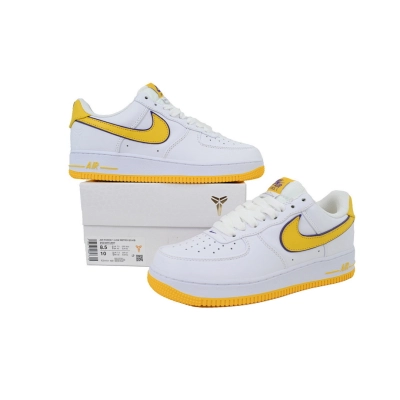 FZ1151-100 Kobe Bryant x Air Force 1 Low Retro QS 'Lakers Home' 02