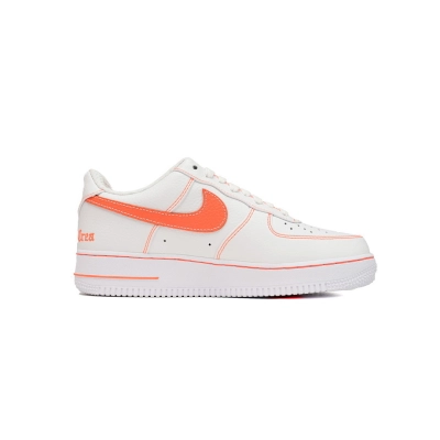 Nike Air Force One Low Vlone "White/Orange" 02
