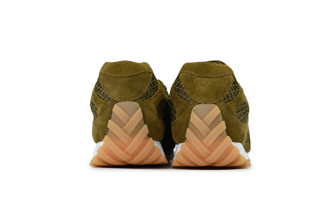 Bottega Veneta Orbit Suede Green