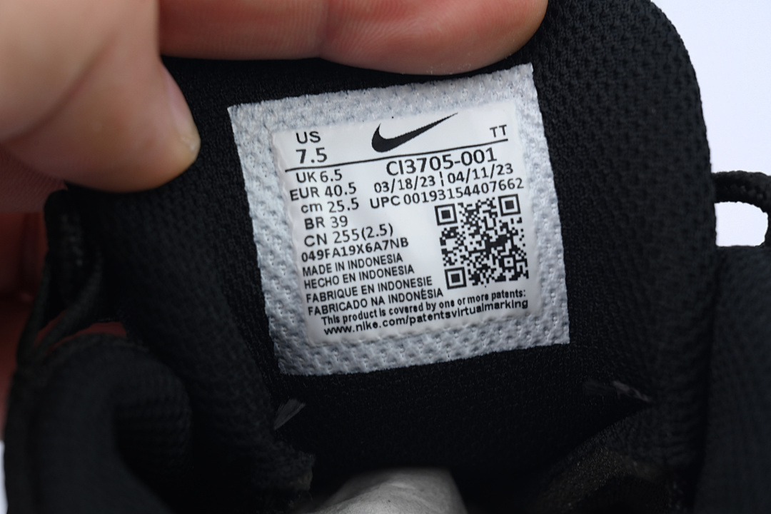  KZ CI3705-001 Air Max 95 Essential 'Triple Black'