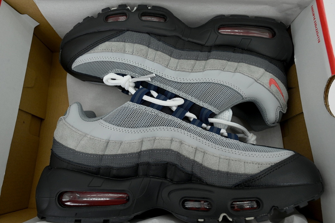DM0011-007 Nike Air Max 95 'Smoke Grey Track Red'