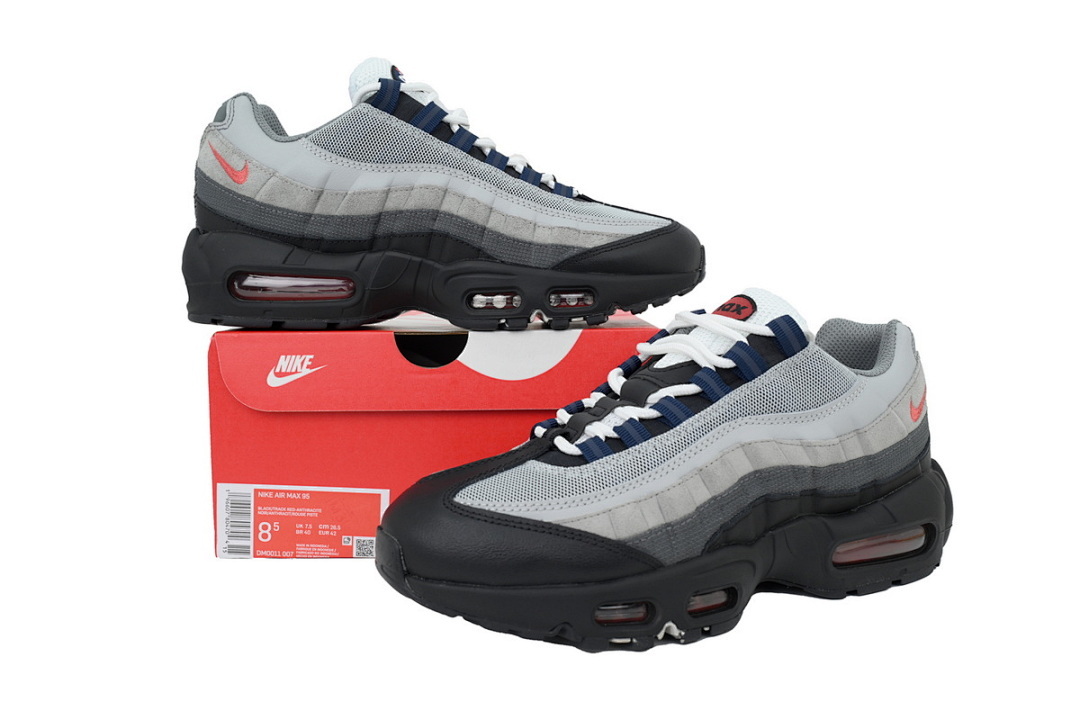 DM0011-007 Nike Air Max 95 'Smoke Grey Track Red'