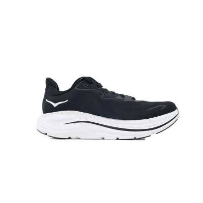 HOKA BWHT Wmns Clifton 10 Wide 'Black White' 02