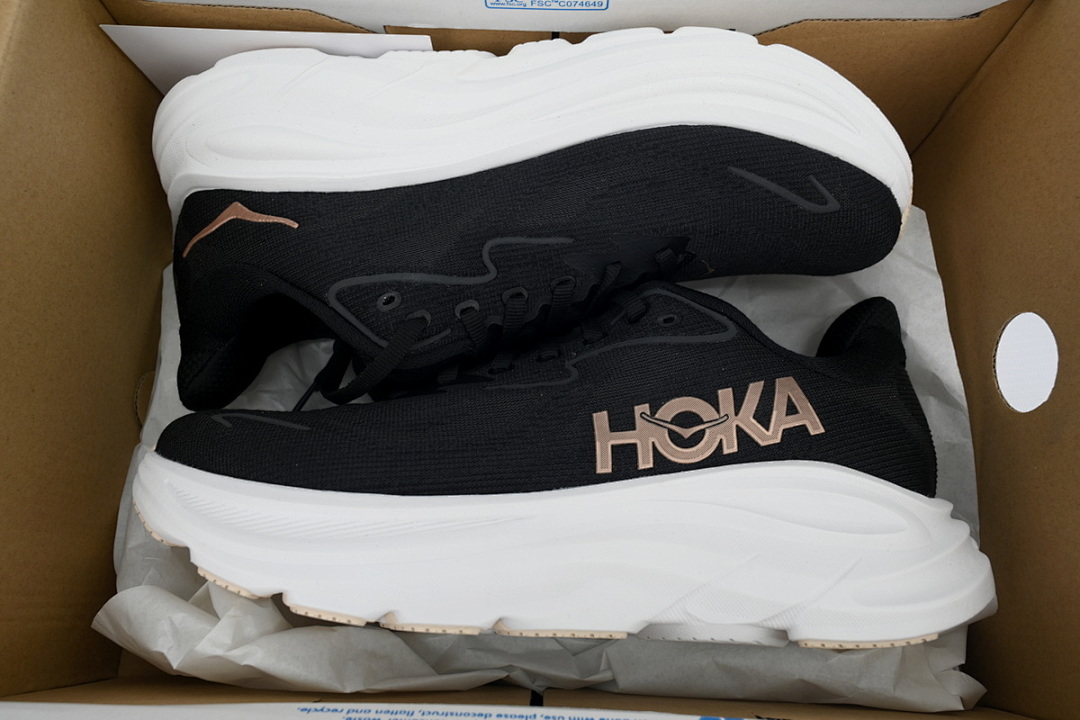 1162031-BRGL HOKA ONE ONE CLIFTON 10 Black Gold