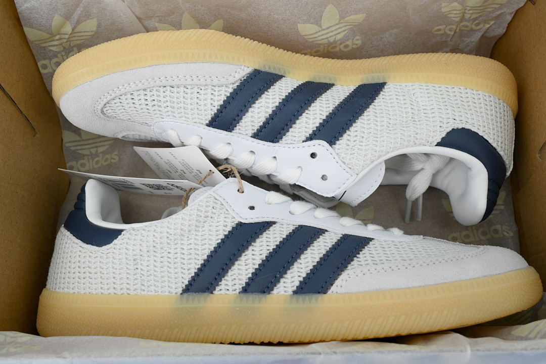 JH5633 Adidas Samba OG 'White Night Indigo Cream'
